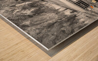 1988 Tan Toyota Landcruiser X1 12 Wood print