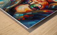 Nu Expressionism Wood print