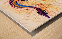 Saxophone - Play Music Play Wood print