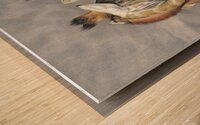 Giraffes Interrupted Wood print