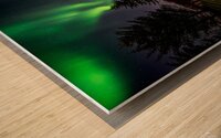 Northern Lights near Leknes 4 Wood print