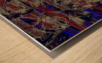 Remarkably Robust Ribs of Rhubarb Wood print