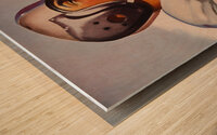1946 Penn State vs. Pitt Football Cover Art Wood print