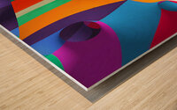 Tents of Color Wood print