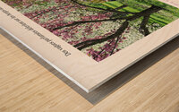 JE T OFFRE UN PARFUM Wood print