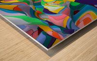 Wada Desert in Spring Wood print