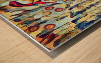findiing present Wood print