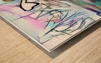 urban celebration Wood print
