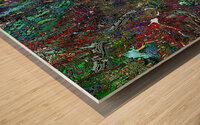 College town Wood print