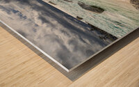 Beach Boulders at Lake Tahoe Wood print