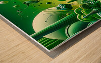 Greenlandia  Wood print