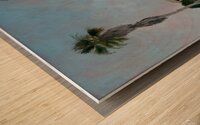 stairway to heaven 2 palms Wood print