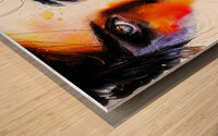 Ethereal Face - Beautiful Glow Wood print