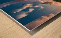 a panoramic photograph capturing the essence of a Wood print