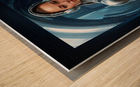 Intelligence Officer 1859137 Assigned To Delum Cruiser Captivating AI Concept Art by Xzendor7 Wood print