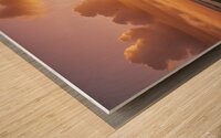 sunset Wood print