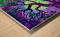 Arte 054 twisted tree Wood print