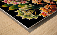 ai artist debra amerson plant artistry hoya tiny Wood print