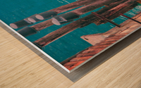 Pilings Wood print