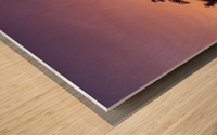 Sunset Wood print
