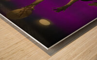 Lakers James Worthy Jump Hook Wood print