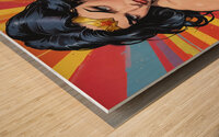 Wonder Woman Pop Art II  Wood print