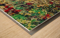 Ground Cover Up the Wall Wood print