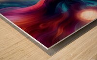 Beautiful Goddess of the Cosmos Painting Wood print
