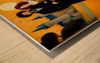 Fairy Tale Couple living Happily Ever After Painting  Wood print