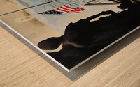 Commissioning the USS Arizona  Wood print