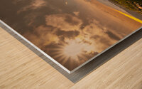 Central America Rain Forest Mountains Wood print