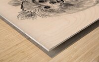 dog pencil 2408203 Wood print