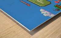 Amazing Gaming wallpaper  Wood print