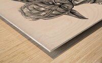 yoda sketch charcoal 2408247 Wood print