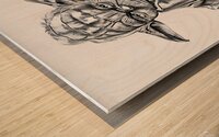 yoda sketch charcoal r 2408248 Wood print