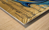 Gold Dolphin 2 2024 08 29 15 40 23 Wood print