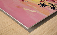 Flamingo Gathering 2024 09 02 10 14 26 Wood print