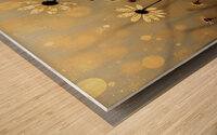 Wildflowers Delight on Gold 2024 09 02 12 45 59 Wood print