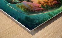 34 Wood print