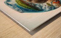 54 Wood print