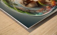 55 Wood print