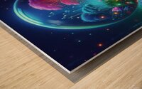 128 Wood print