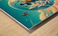 5 Wood print