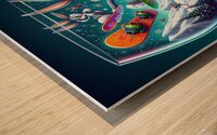 4 Wood print