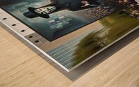 735 Wood print