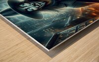 727 Wood print