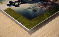 736 Wood print