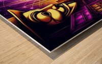 724 Wood print