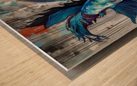 Betta Fish Intimacy 2024 09 24 15 34 31 Wood print