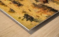Friends in Fall Foliage Wood print